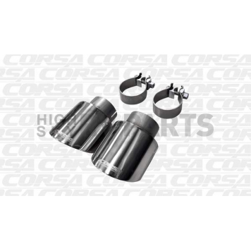 Corsa Performance Exhaust Tail Pipe Tip - 14497BLK-1