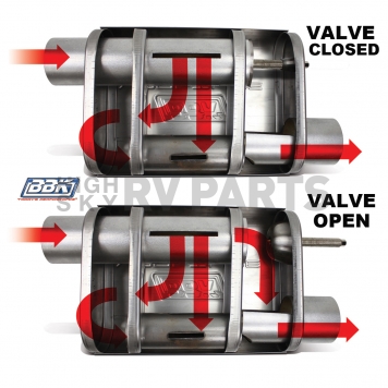 BBK Performance Varitune Exhaust Muffler - 31015-3
