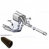 Ford Performance Exhaust Sport Cat Back System - M-5200-F1535126L