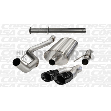 Corsa Performance Exhaust Cat Back System - 14759BLK-1