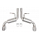 Flow Tech Exhaust Axle Back System - 51606FLT