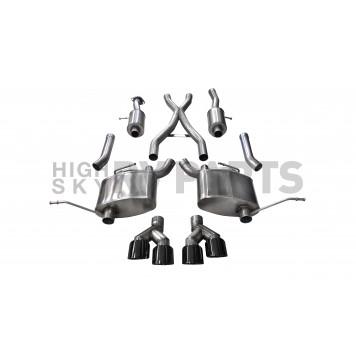 Corsa Performance Exhaust Sport Cat Back System - 14992BLK