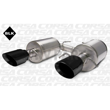 Corsa Performance Exhaust Touring Axle Back System - 14157BLK-2