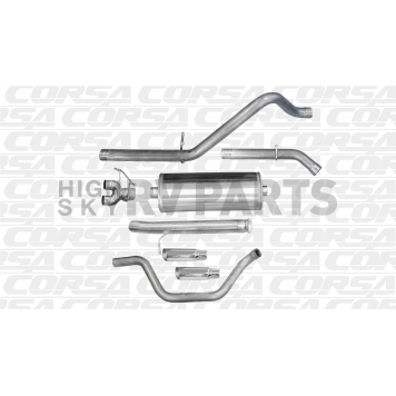 Corsa Performance Exhaust DB Series Cat Back System - 24921-1