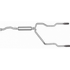 Gibson Exhaust Split Rear Cat Back System - 65528