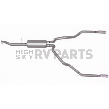 Gibson Exhaust Split Rear Cat Back System - 65548-2