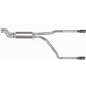 Gibson Exhaust Split Rear Cat Back System - 65549