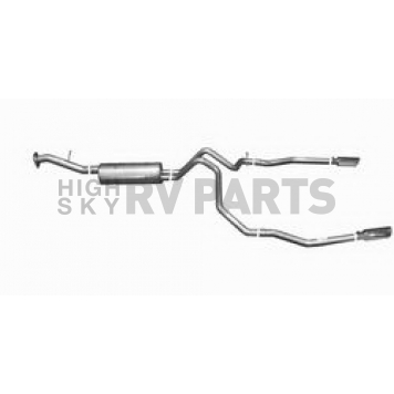 Gibson Exhaust Split Rear Cat Back System - 65560-1