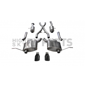 Corsa Performance Exhaust Sport Cat Back System - 14991BLK