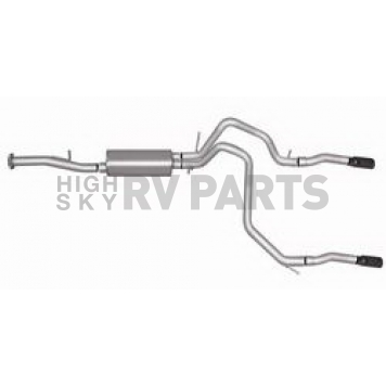 Gibson Exhaust Split Rear Cat Back System - 65573-1