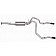Gibson Exhaust Split Rear Cat Back System - 65573