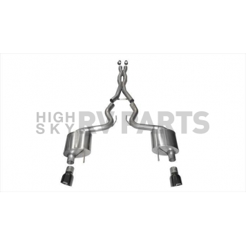 Corsa Performance Exhaust Xtreme Cat Back System - 14328BLK