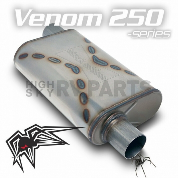 Black Widow Exhaust Venom 250-Series Muffler - BWOOV2-22