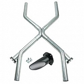 Flow Tech Exhaust X-Pipe - 53631FLT