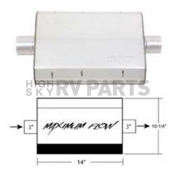 Hooker Headers Maximum Flow Exhaust Muffler - 21606HKR