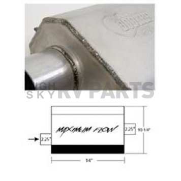 Hooker Headers Maximum Flow Exhaust Muffler - 21601HKR