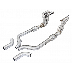 AFE Twisted Steel Exhaust Header - 48-33012-YC