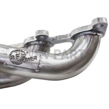 AFE Twisted Steel Exhaust Header - 48-33012-YC-2