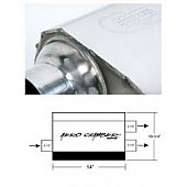 Hooker Headers Aero Chamber Exhaust Muffler - 21508HKR
