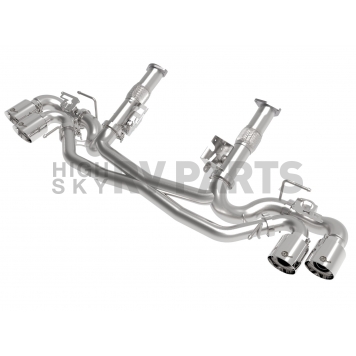 AFE Exhaust Mach Force XP Cat Back System - 49-34124NM-P