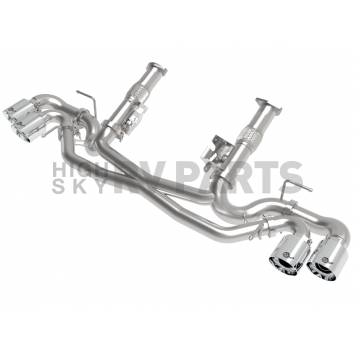AFE Exhaust Mach Force XP Cat Back System - 49-34127NM-P