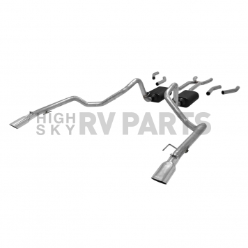 Flowmaster Exhaust American Thunder Crossmember Back System - 17655FM