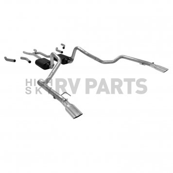 Flowmaster Exhaust American Thunder Crossmember Back System - 17655FM-2