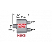 Cherry Bomb Extreme Exhaust Muffler - 7427CB