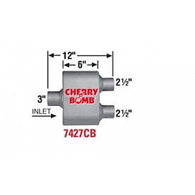 Cherry Bomb Extreme Exhaust Muffler - 7427CB