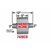 Cherry Bomb Extreme Exhaust Muffler - 7428CB