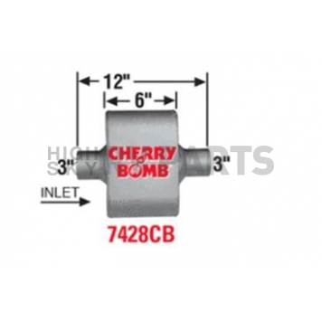 Cherry Bomb Extreme Exhaust Muffler - 7428CB