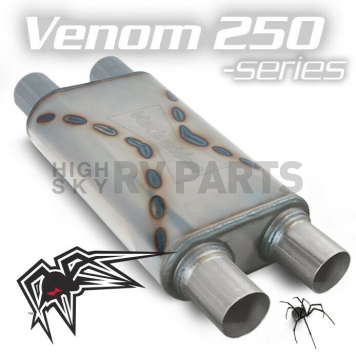 Black Widow Exhaust Venom 250-Series Muffler - BWDDV2-22