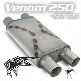 Black Widow Exhaust Venom 250-Series Muffler - BWDDV2-33