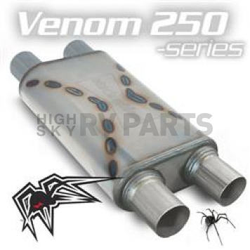 Black Widow Exhaust Venom 250-Series Muffler - BWDDV2-33