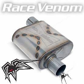 Black Widow Exhaust Race Venom Muffler - BWOOR-22