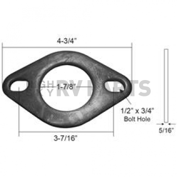 Nickson Exhaust Pipe Flange - 00321