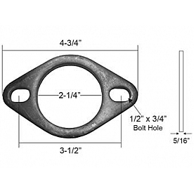 Nickson Exhaust Pipe Flange - 00323