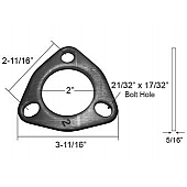 Nickson Exhaust Pipe Flange - 00326