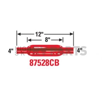 Cherry Bomb Glass Pack Exhaust Muffler - 87528CB-1