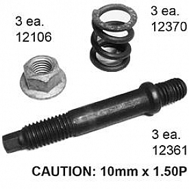 Nickson Exhaust Bolt and Spring - 18309-1