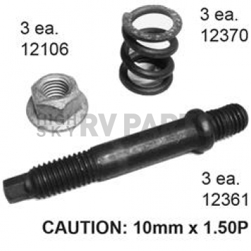 Nickson Exhaust Bolt and Spring - 18309-1
