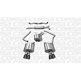 Corsa Performance Exhaust Sport Cat Back System - 14543BLK