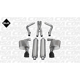 Corsa Performance Exhaust Sport Cat Back System - 14463BLK