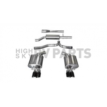 Corsa Performance Exhaust Sport Cat Back System - 14474BLK