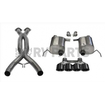 Corsa Performance Exhaust Xtreme Plus Valve Back System - 14762CBBLK