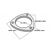 Vibrant Performance Exhaust Pipe Flange - 1481S