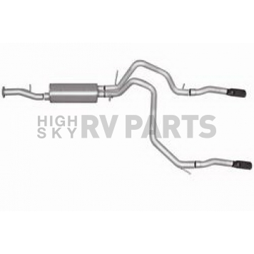 Gibson Exhaust Split Rear Cat Back System - 65569
