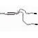 Gibson Exhaust Split Rear Cat Back System - 65569