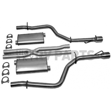 Dynomax Exhaust Super Turbo Cat Back System - 19412
