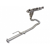 AFE Twisted Steel Exhaust Header - 48-48020-YN